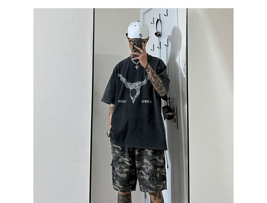 Pantalones Cortos de Trabajo Camuflaje Estilo Americano con Múltiples Bolsillos - Image 10