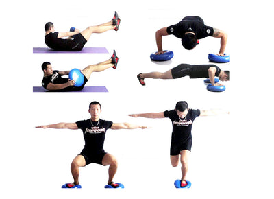 Tabla de Equilibrio con Balín Masajeador para Yoga y Fitness - Image 16