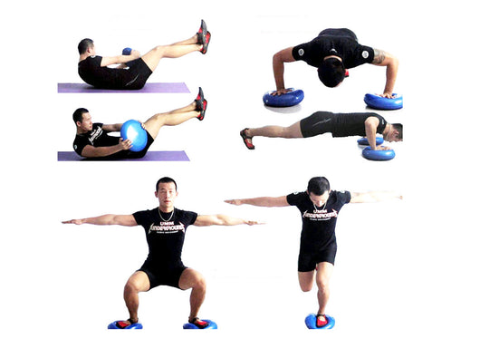Tabla de Equilibrio con Balín Masajeador para Yoga y Fitness - Image 16