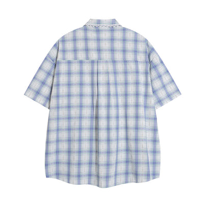 Camisa a Cuadros Manga Corta Unisex - Image 26