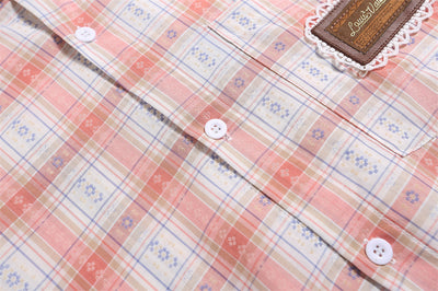Camisa a Cuadros Manga Corta Unisex - Image 28