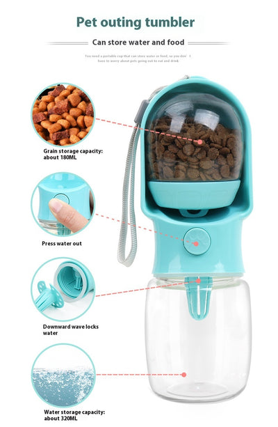 Botella Dispensadora de Agua Portátil para Perros con Almacenamiento - Image 20