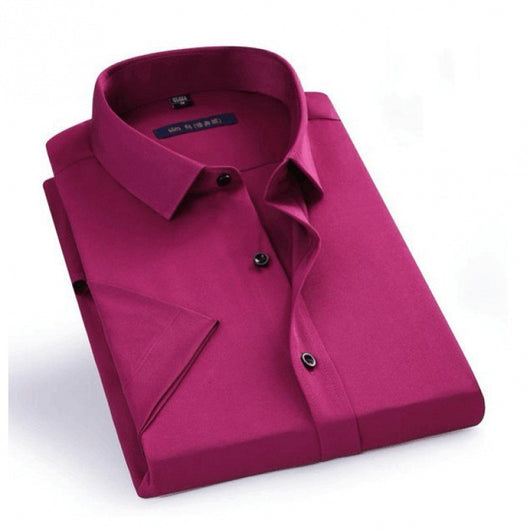 Camisa Formal Stretch Talla Grande para Hombre - Sin Planchado, Manga Larga - Image 10