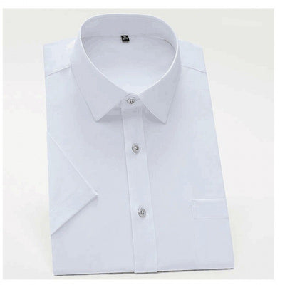 Camisa Formal Stretch Talla Grande para Hombre - Sin Planchado, Manga Larga - Image 13