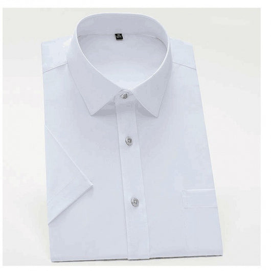 Camisa Formal Stretch Talla Grande para Hombre - Sin Planchado, Manga Larga - Image 13