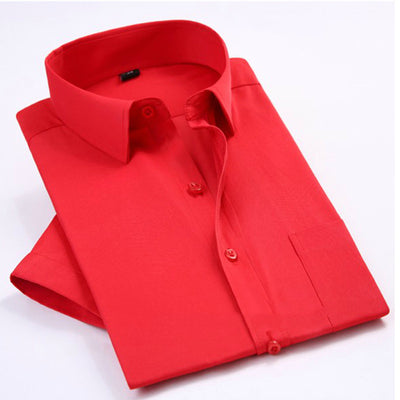 Camisa Formal Stretch Talla Grande para Hombre - Sin Planchado, Manga Larga - Image 14