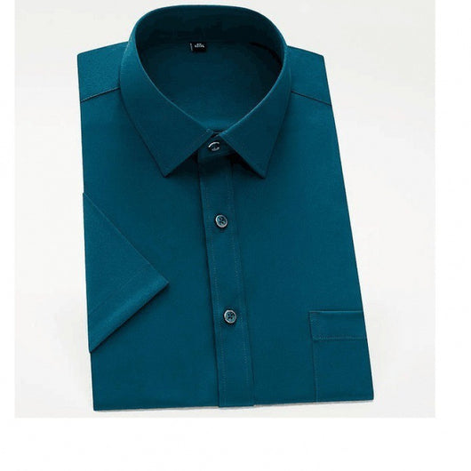Camisa Formal Stretch Talla Grande para Hombre - Sin Planchado, Manga Larga - Image 15