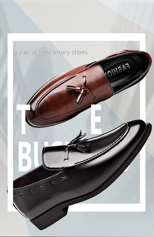 Zapatos de Cuero para Hombre con Tacón Bajo - Colección Ejecutiva - Image 18