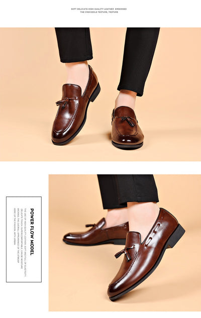 Zapatos de Cuero para Hombre con Tacón Bajo - Colección Ejecutiva - Image 21