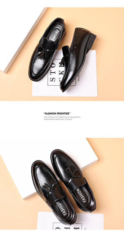 Zapatos de Cuero para Hombre con Tacón Bajo - Colección Ejecutiva - Image 23