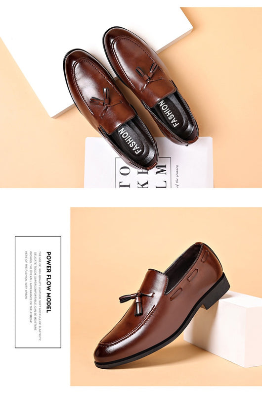 Zapatos de Cuero para Hombre con Tacón Bajo - Colección Ejecutiva - Image 24