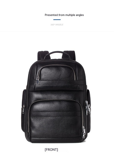 Mochila de Viaje en Cuero Genuino para Hombre - Image 11