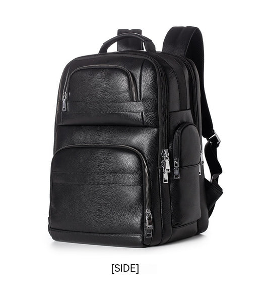 Mochila de Viaje en Cuero Genuino para Hombre - Image 14