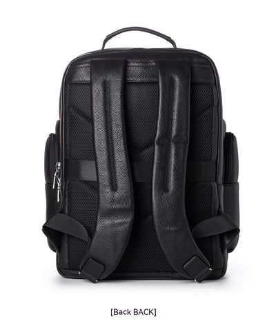 Mochila de Viaje en Cuero Genuino para Hombre - Image 16