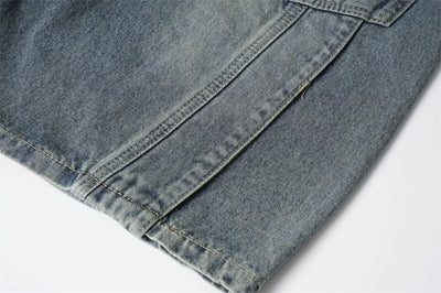 Pantalones Cargo Holgados de Algodón Puro con Drapeado Fluido - Image 9