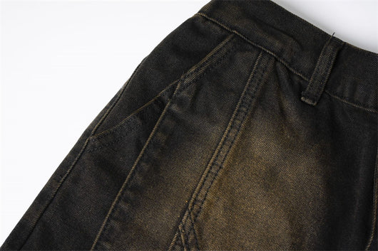 Pantalones Cargo Holgados de Algodón Puro con Drapeado Fluido - Image 16