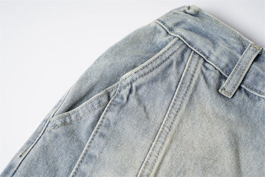 Pantalones Cargo Holgados de Algodón Puro con Drapeado Fluido - Image 20