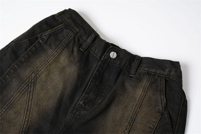 Pantalones Cargo Holgados de Algodón Puro con Drapeado Fluido - Image 22