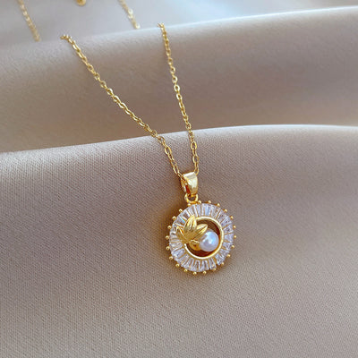 Conjunto de Joyería Elegante: Collar, Anillo y Aretes con Hojas y Cristales - Image 19