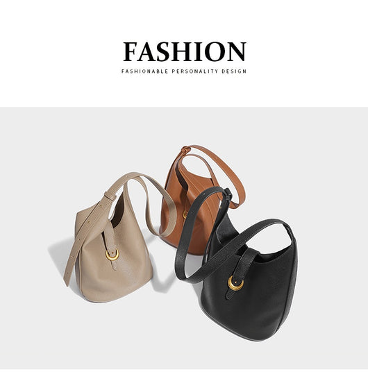 Bolso de Cuero Genuino con Asa de Hombro - Image 45