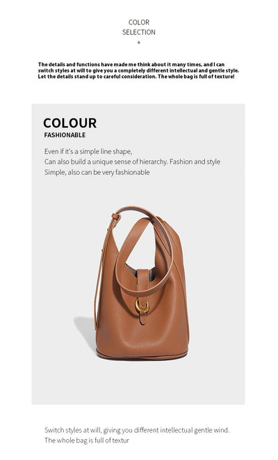 Bolso de Cuero Genuino con Asa de Hombro - Image 53