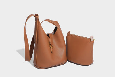 Bolso de Cuero Genuino con Asa de Hombro - Image 59