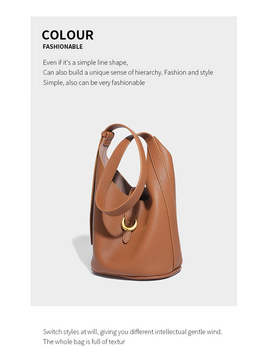 Bolso de Cuero Genuino con Asa de Hombro - Image 60