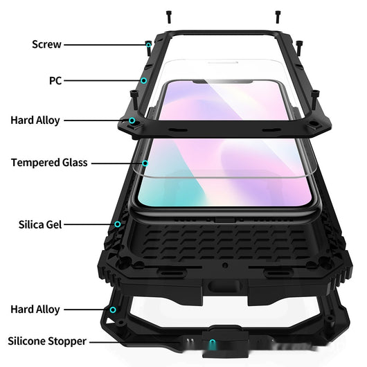 Funda Metálica Protectora Total Anti Caídas para Celular - Image 15