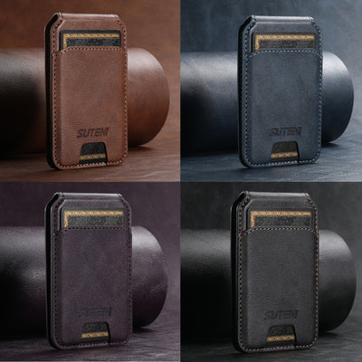 Soporte Magnético Universal para Teléfono con Anillo MagSafe y Cuero PU - Image 51