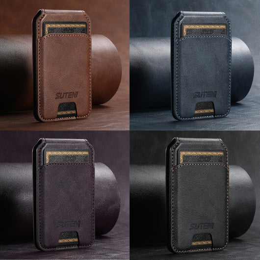 Soporte Magnético Universal para Teléfono con Anillo MagSafe y Cuero PU - Image 51