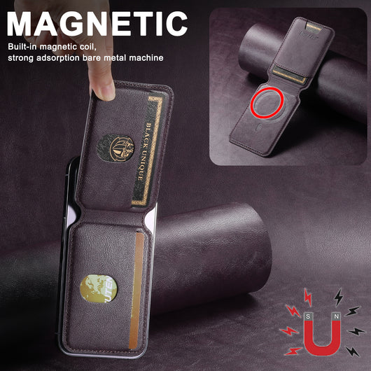 Soporte Magnético Universal para Teléfono con Anillo MagSafe y Cuero PU - Image 63