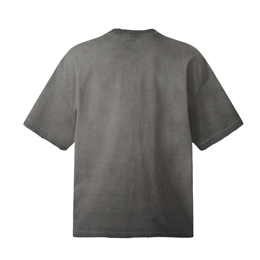 Playera Tie-dye Desgarrada de Manga Corta para Hombre - Image 17