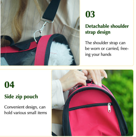 Bolsa Transportadora Plegable para Gatos y Perros con Base Estable - Image 8