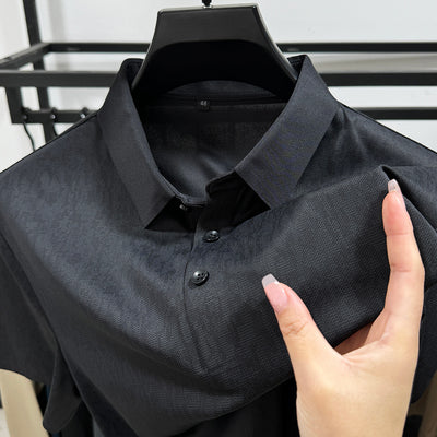 Playera Ejecutiva de Manga Corta Transpirable para Hombre - Image 16