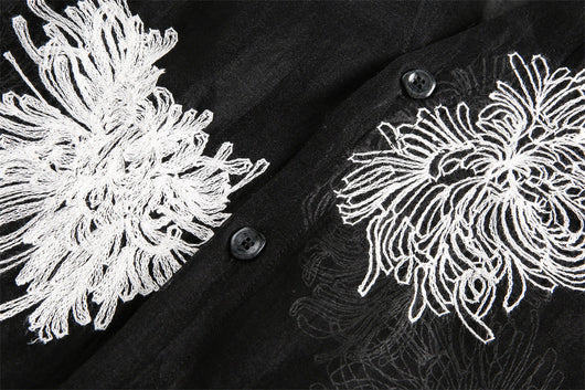 Camisa Casual Bordada de Manga Corta para Hombre - Image 29