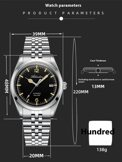 Reloj Automático de Acero Inoxidable 316L - Image 21