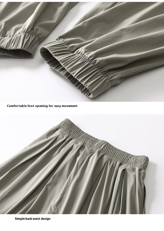 Pantalones Drapeados con Efecto Fresco y Encaje Trendy - Image 32
