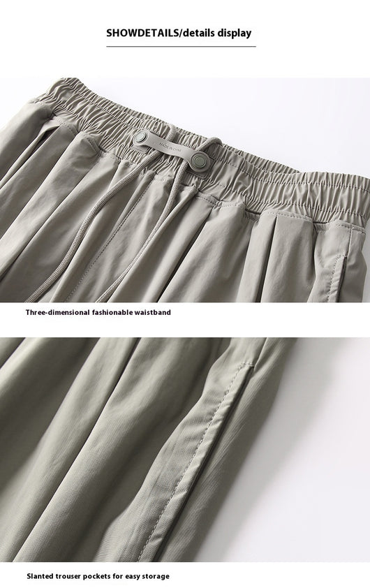 Pantalones Drapeados con Efecto Fresco y Encaje Trendy - Image 33