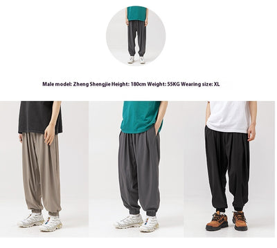 Pantalones Drapeados con Efecto Fresco y Encaje Trendy - Image 34