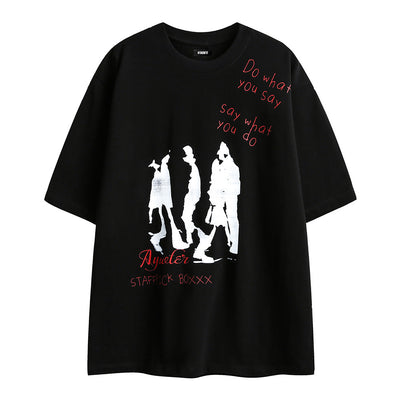 Camiseta Manga Corta Estampado Letras para Hombre - Image 25