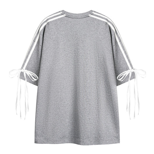 Camiseta de Hombre a Rayas con Cordones y Manga Corta - Image 22