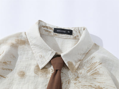 Camisa Tie-Dye Camuflaje con Tinta Splash para Hombre - Image 32