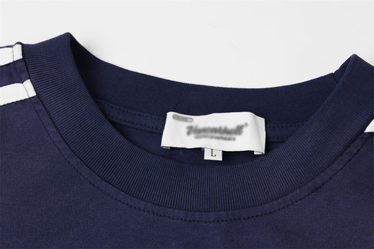 Playera Casual con Parche de Letras Bordadas para Hombre - Image 21