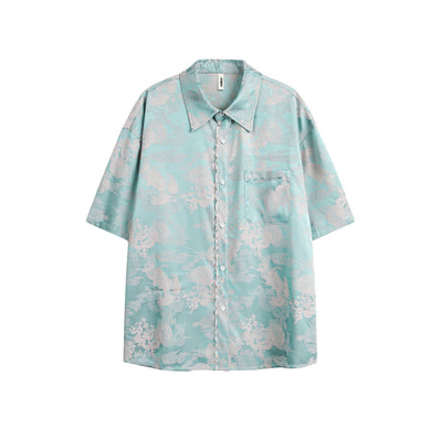 Camisa Estampada con Patrón Dragón para Hombre - Image 28