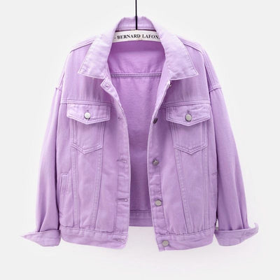 Chamarra de Mezclilla Blanca Talla Grande para Mujer - Image 12