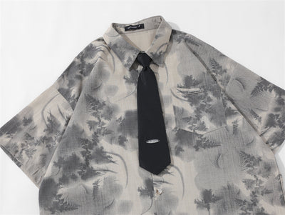 Camisa Casual de Camuflaje Manga Corta para Hombre - Image 26