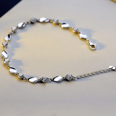 Pulsera de Plata Esterlina 925 con Diamantes Engastados - Image 8