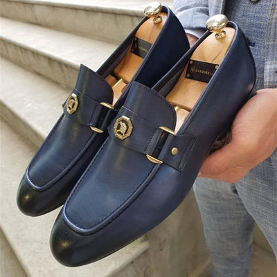 Zapatos Loafers de Negocios para Hombre - Estilo Británico Clásico Talla Grande - Image 15