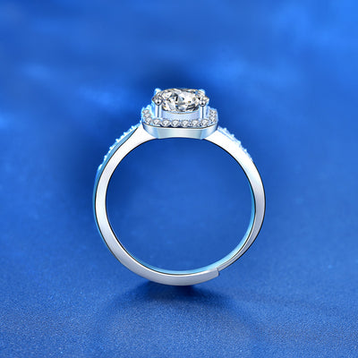 Anillo de Moissanita de 1 Quilate en Plata 925 para Mujer - Image 8