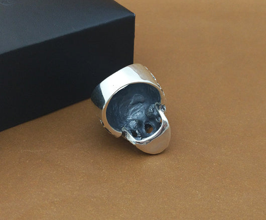 Anillo de Calavera Tailandés de Plata Maciza - Diseño Vintage Dominante para Hombre - Image 17